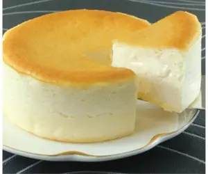 とろける2層のチーズケーキ