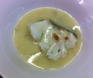 タラのカルボナーラソース