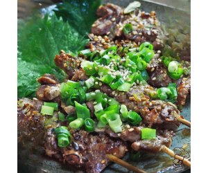 焼き鳥 国産 はつ串(心臓) ねぎ塩 5本